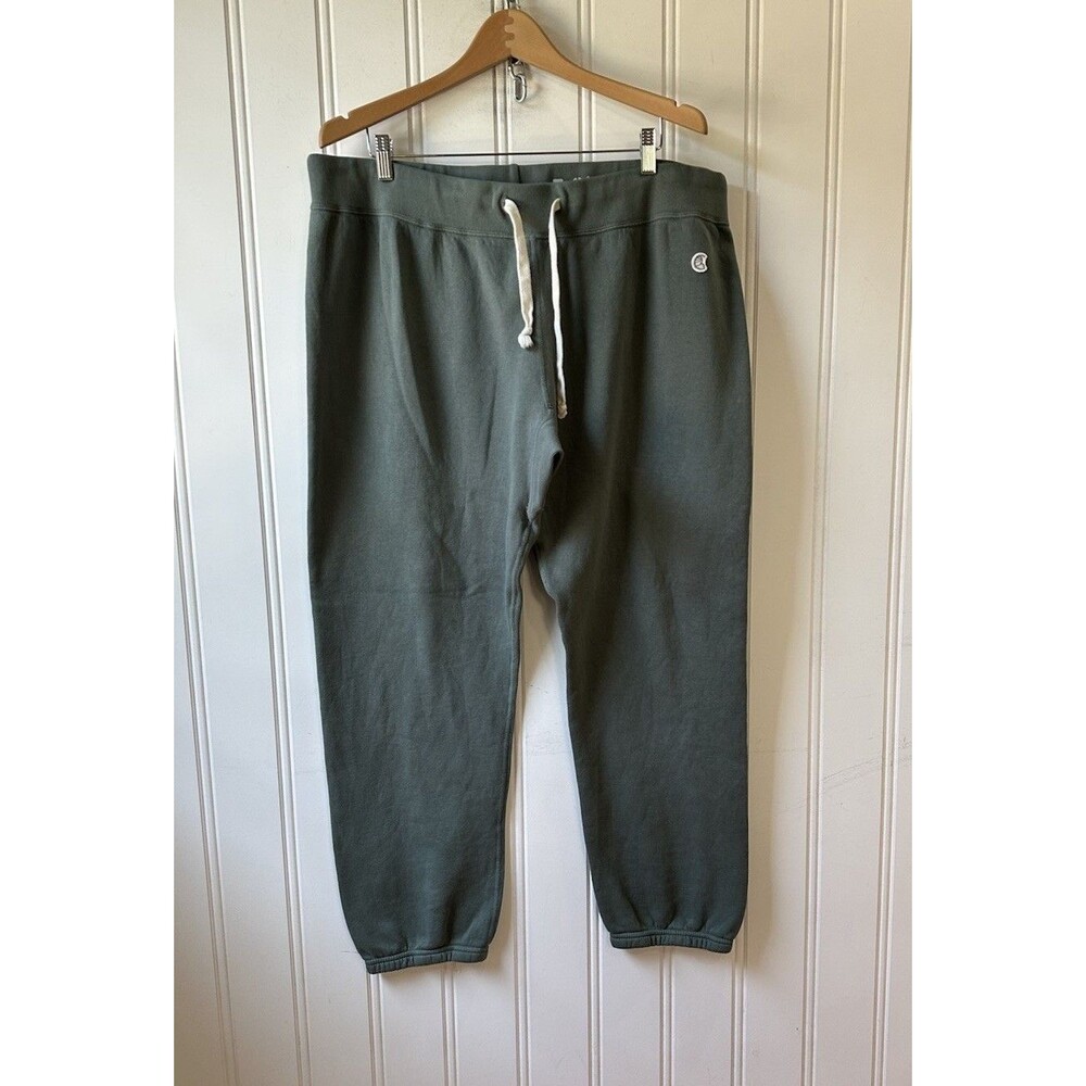 Todd Snyder x Champion Sweatpants Olive Green Heavyweight Joggers 2XL Canada